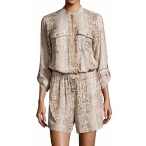 NEW MICHAEL MICHAEL KORS SNAKE PRINT ROMPER